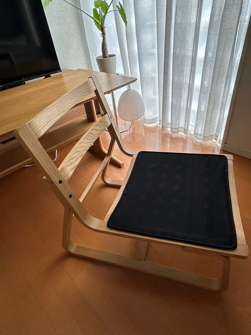 【美品／引取限定】無印良品／ダイニングテーブル＋チェア２脚セット