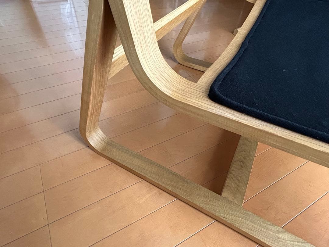 【美品／引取限定】無印良品／ダイニングテーブル＋チェア２脚セット