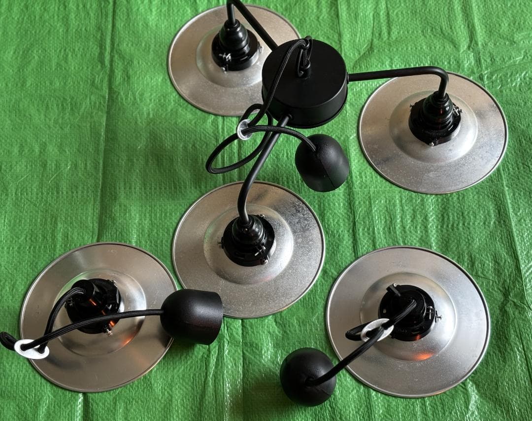 後藤照明　Romance　アルミシェード　３灯１灯×２　セット