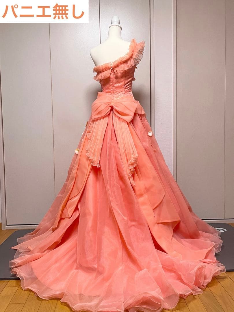 【お値下げ中】AIMER♥︎サーモンピンク(オレンジ)ドレス【エメ】