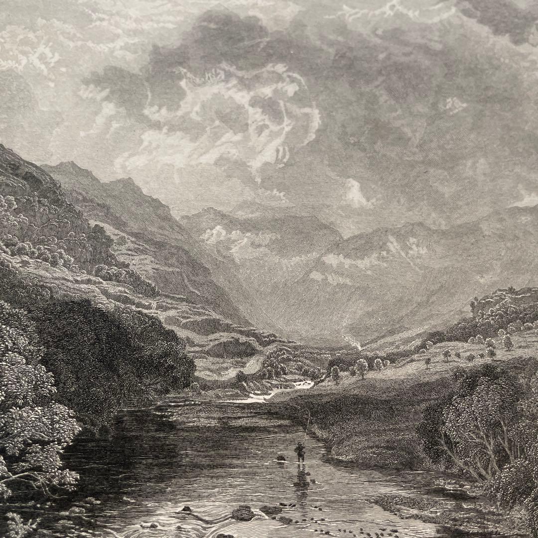 Samuel Bough RSA Borrodale エッチング　版画