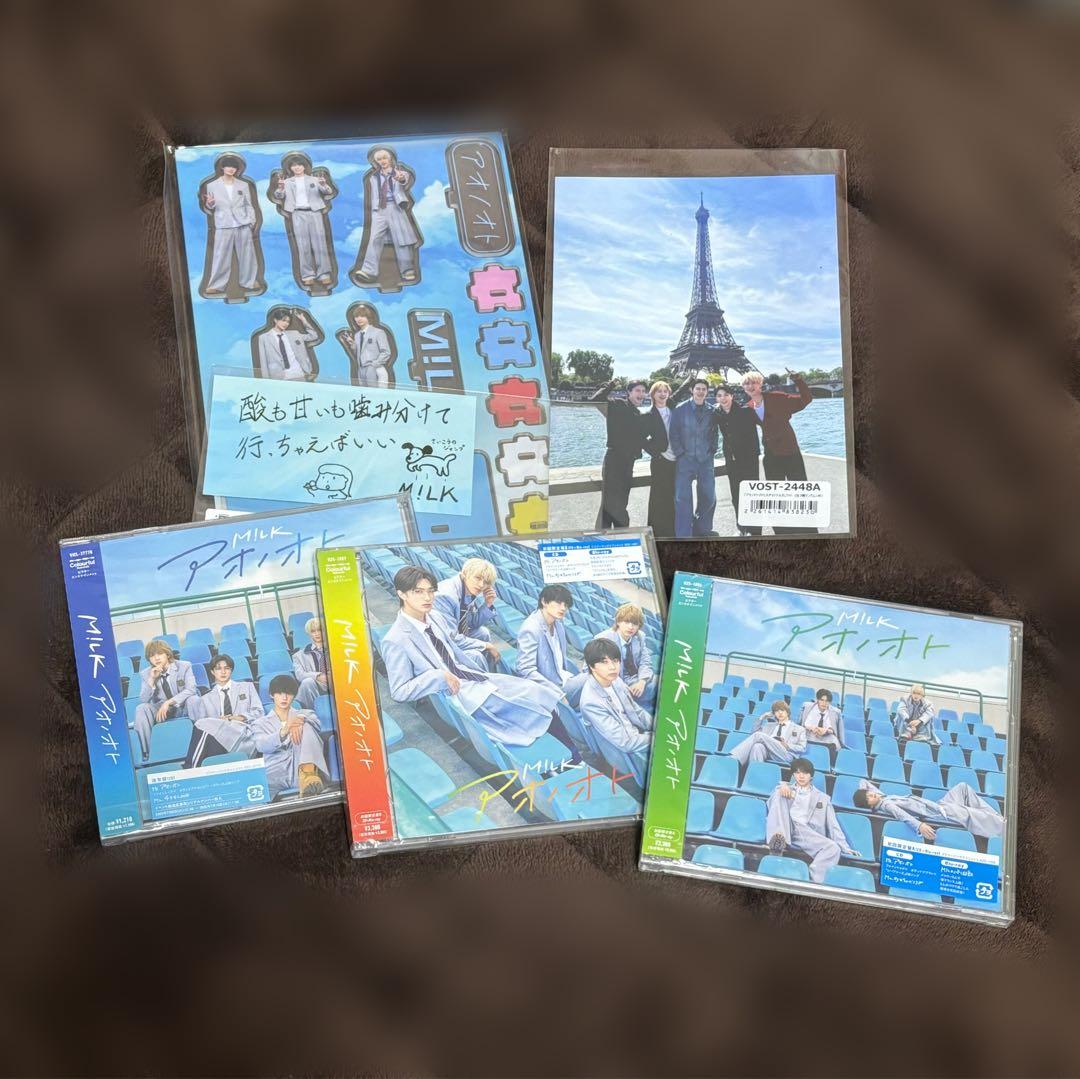 M!LK アオノオト CD アクリルスタンド 特典付き - メルカリ