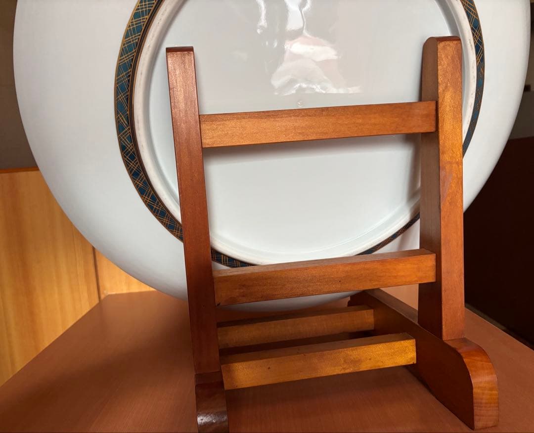 隆泉作 直径60cm 飾り皿 特大絵皿