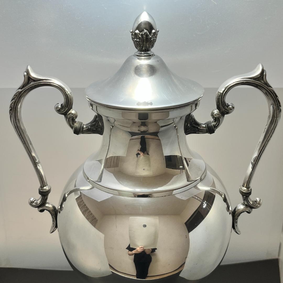 Sheridan】 ビクトリアンのサモワール 【シルバープレート】 大型