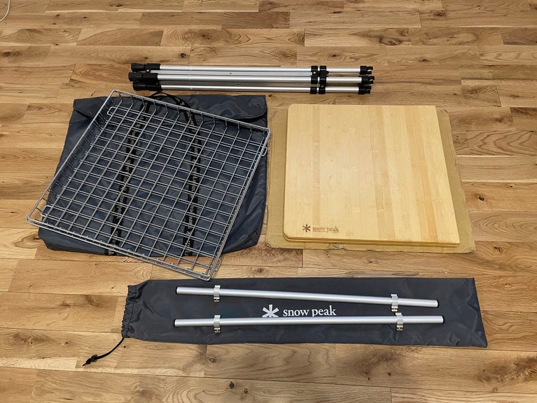 廃盤品スノーピークsnow peak フィールドキッチンテーブル竹CK-012T