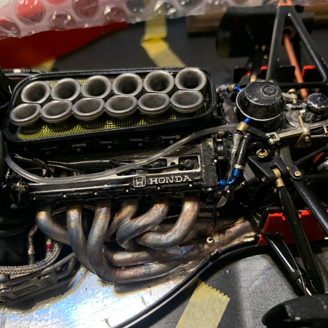 白*魔様 タミヤ　マクラーレン MP4/6 1/12スケールモデル完成品＆セナフ