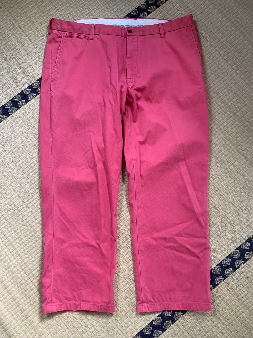 80s 90s polo ラルフローレン チノパン ポロチノ サーモンピンク