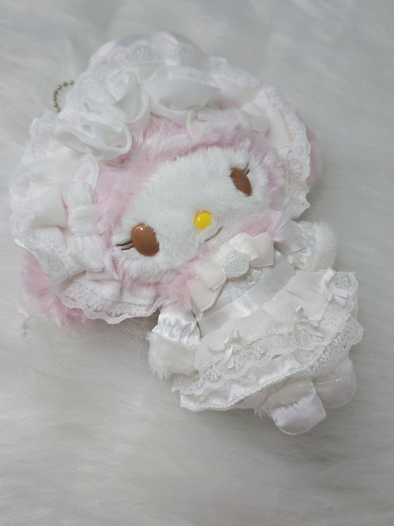 マイメロディ レースデザイン ウェディング 白 マスコット ロリータ　マイメロ