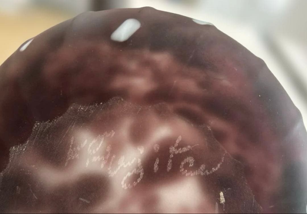 希少】手吹き水指 藤田喬平 紫三彩 - メルカリ