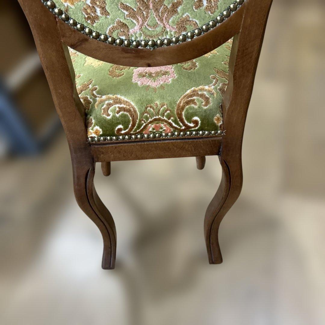 イタリア製 チェア 背もたれあり モダン アンティーク