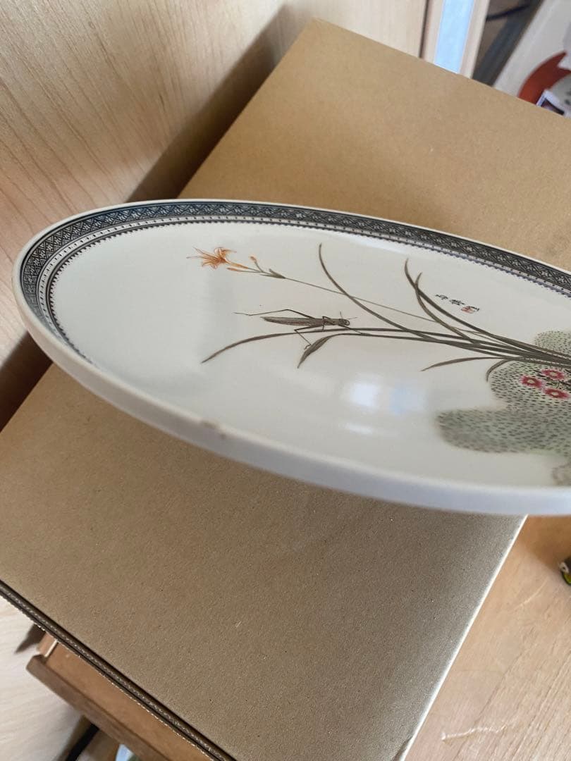 中国 景徳鎮製 絵皿 劉雨氏か 引越しのため 売り尽くす