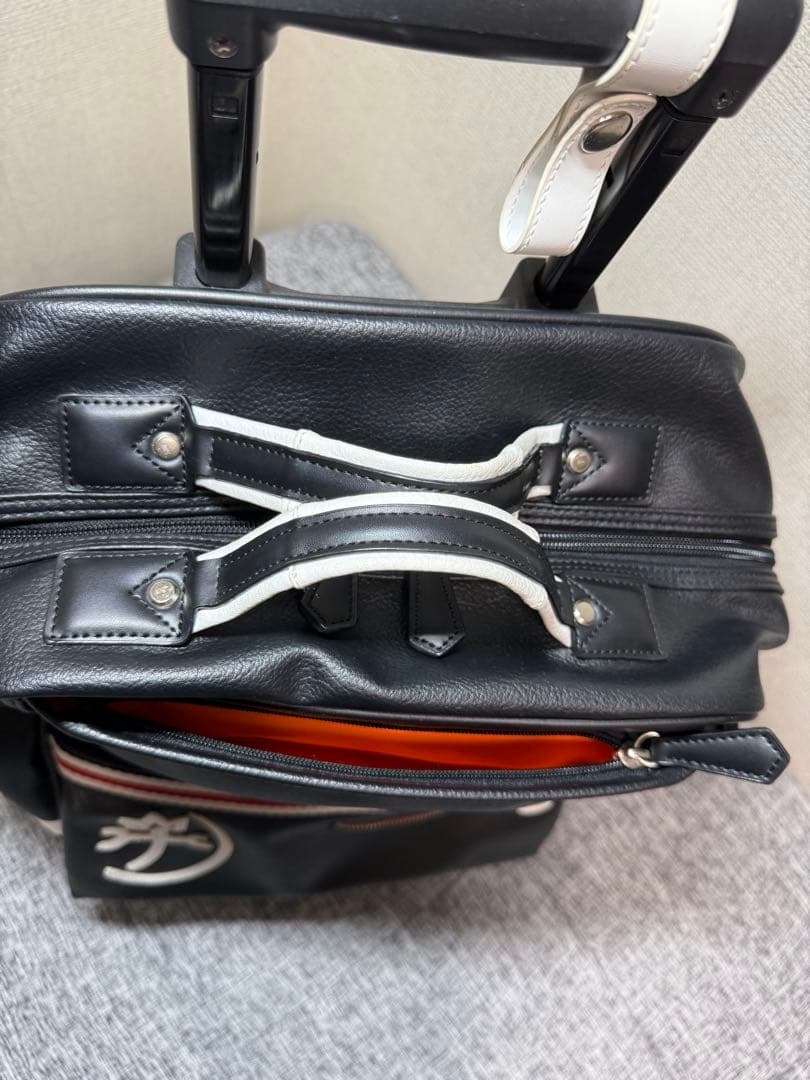 希少✨ カステルバジャック 鍵付き レザー キャリーケースブラック