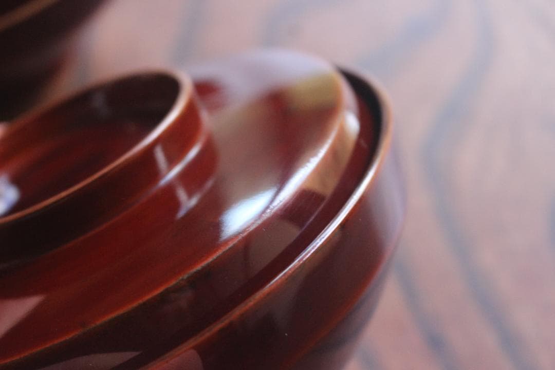 時代逸品！上質紅溜塗に極上高台寺蒔絵の美しいお椀2点（検加賀蒔絵吸物碗蒔絵椀