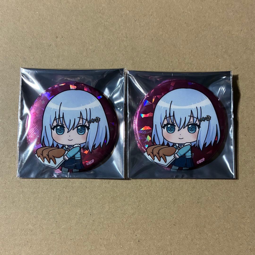 バンドリ むぎゅみに ホログラム缶バッジ ご当地ver. 倉田ましろ