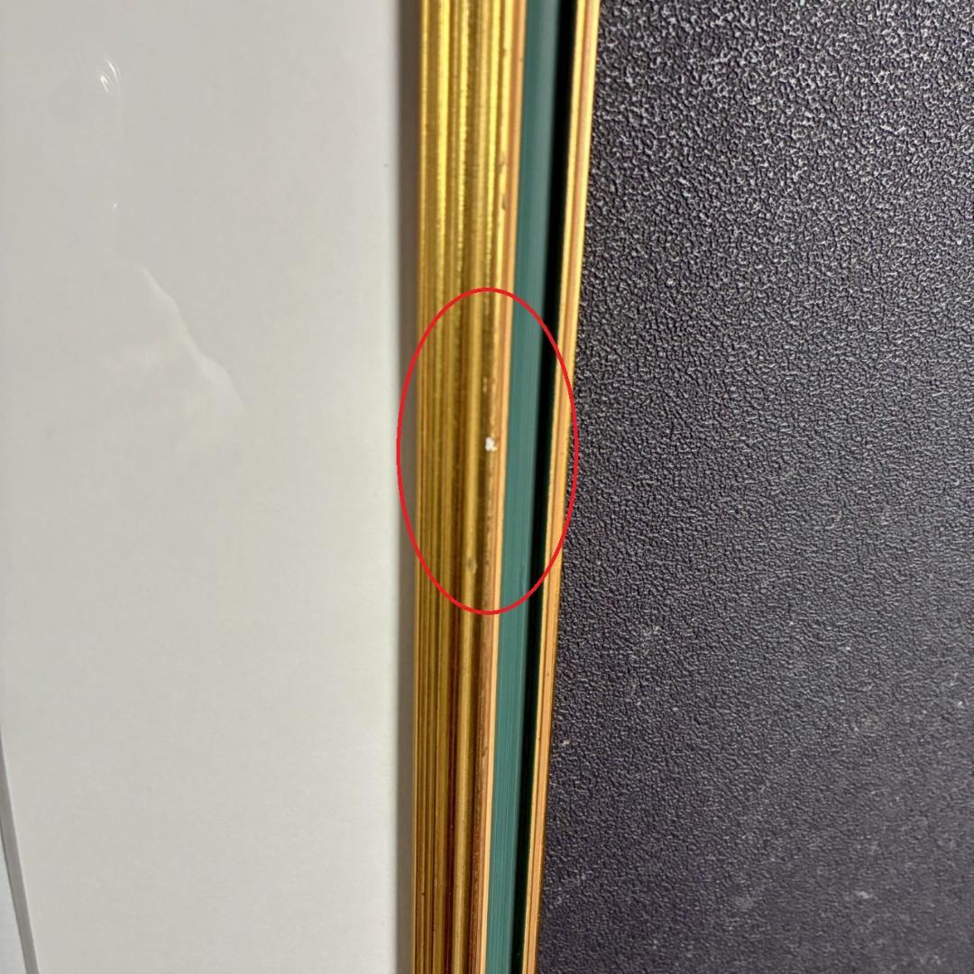 美品 小田切訓「雪のノイシュバンシュタイン城」シルクスクリーン 直筆