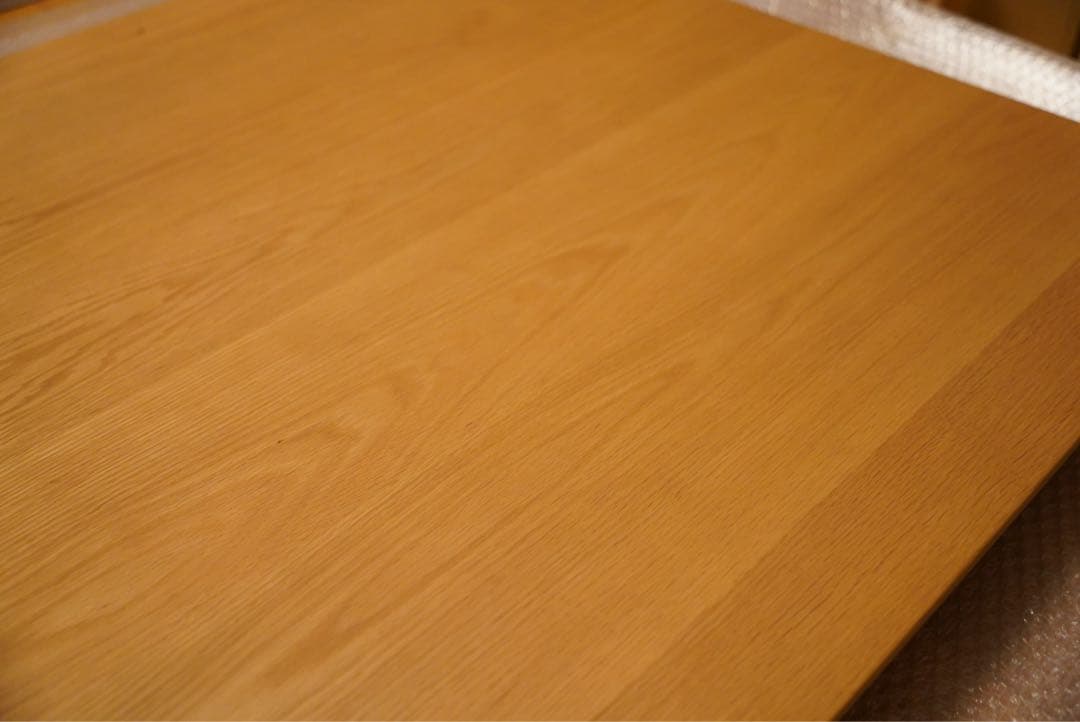 p*i様 浜本工芸 無垢オーク ダイニングテーブル 幅135奥行80高69（