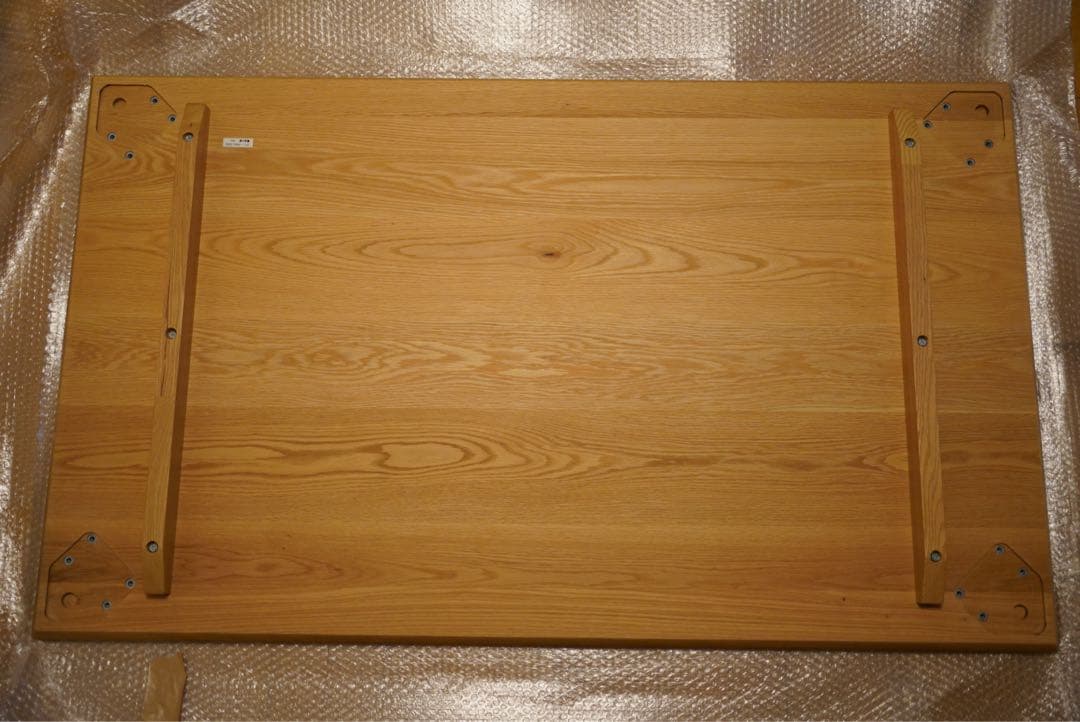 p*i様 浜本工芸 無垢オーク ダイニングテーブル 幅135奥行80高69（