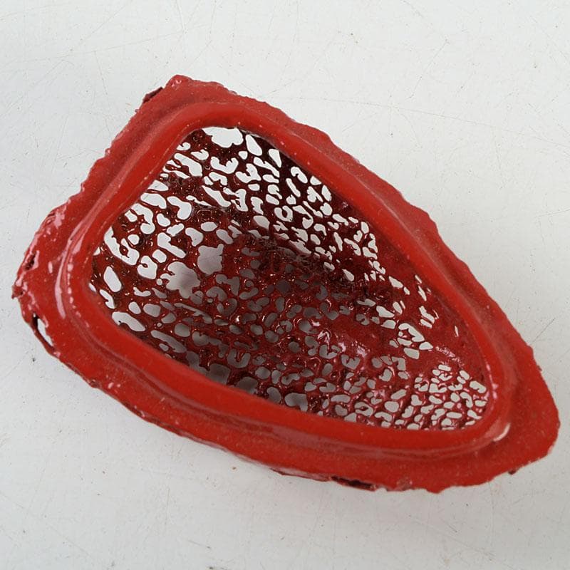 茶道具　乾漆　透かし鬼灯　香合　漆塗箱　V　9344