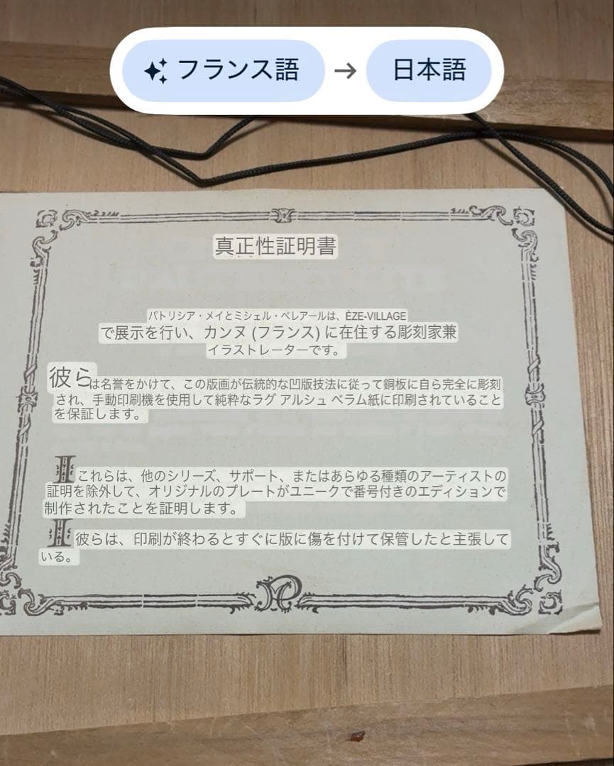 patricia MAE and Michel PERREARD 猫 銅版画