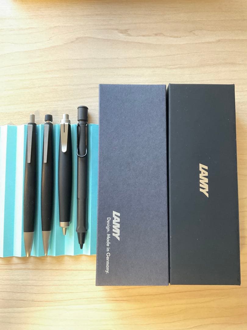 LAMY シャープペンシル 3本、多色ボールペン　セット トライペン 海外正規品 LAMY TRI PEN ラミー 2色 ペンシル 0.5MM