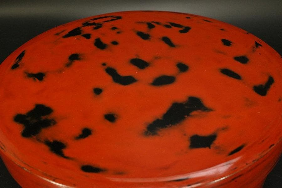 煎茶 根来 塗 茶櫃 旧家蔵出 送料無料(P118)