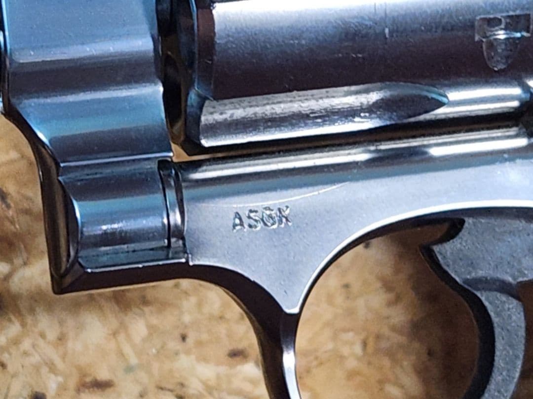 く*じ様 マルシン　ガスガン　旧型　S&W　M29　6インチ　黒銀2挺セット　金