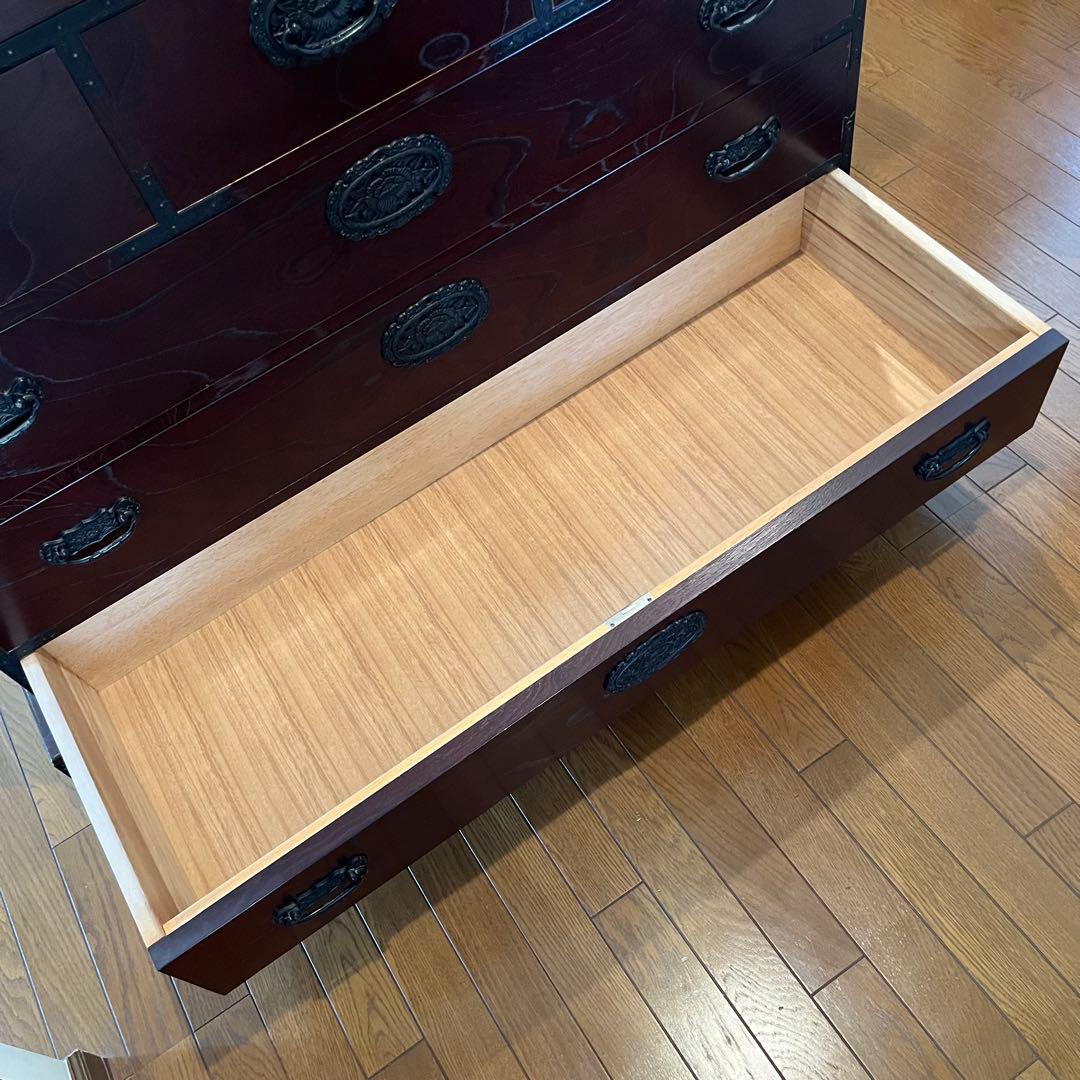 希少】車箪笥 時代箪笥 和たんす 衣装タンス 伝統工芸 引き出し