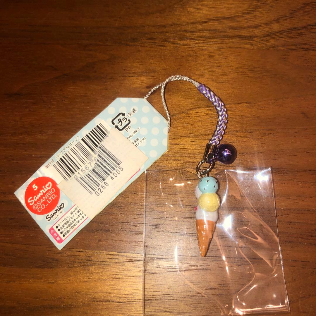 【レア】ご当地キティ トリプルコーン 根付け 2005