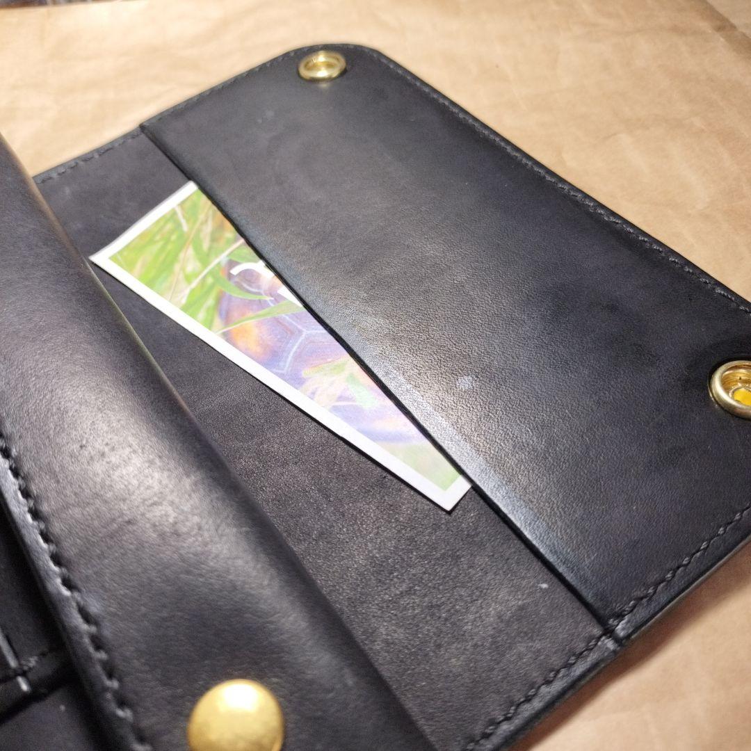 トラッカーウォレット 黒蛇