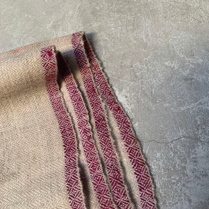 antique vintage ヒマラヤ ウール ブランケット ①