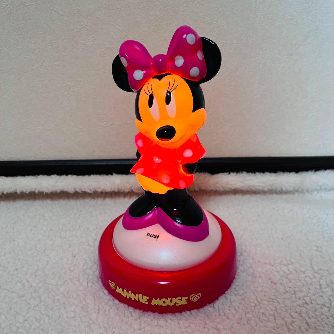 ミニーマウス ポンライト ディズニー タッチライト ベッドサイドランプ