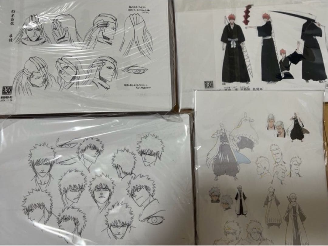 BLEACHブリーチシリーズ設定資料セット　総数505枚