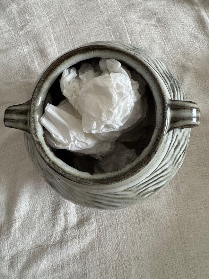 柴田雅章丹波雅章花瓶糠釉紋押耳付壺民芸