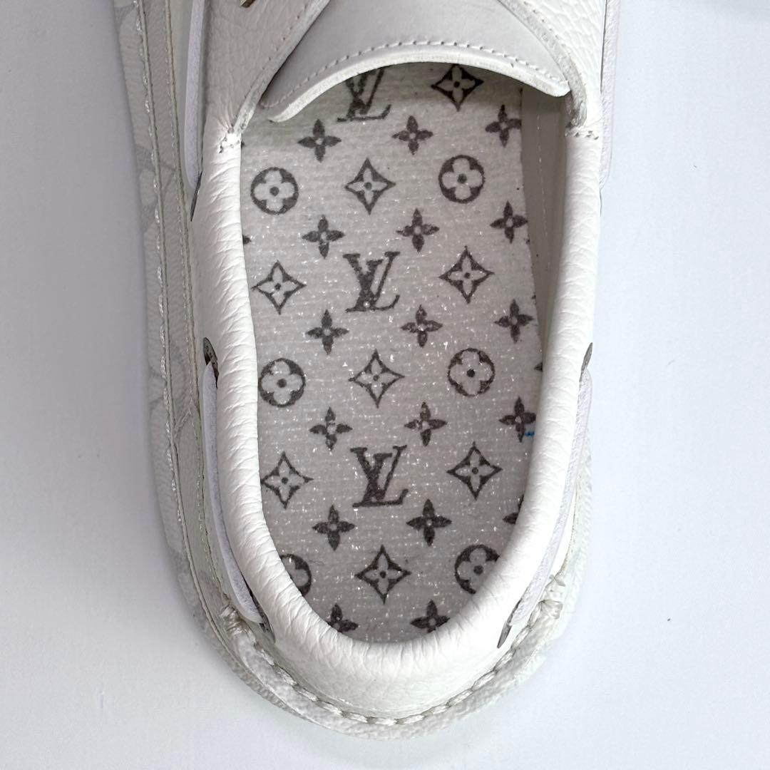 【新品同様】 ルイヴィトン デッキシューズ モノグラム レザー 箱 保存袋付き