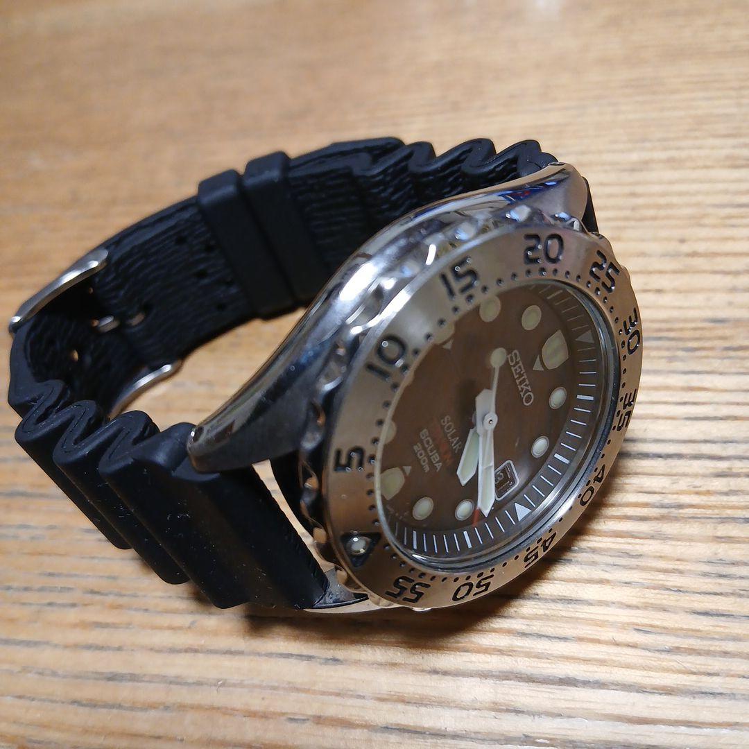 ケ*5様 SEIKO 【稼働品】ソーラー　200m ダイバーズウォッチ