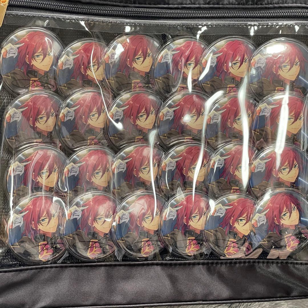 あんスタ 七種茨 A3 ポートレート缶バッジ 26個 WEGO 黒 A4 痛バ