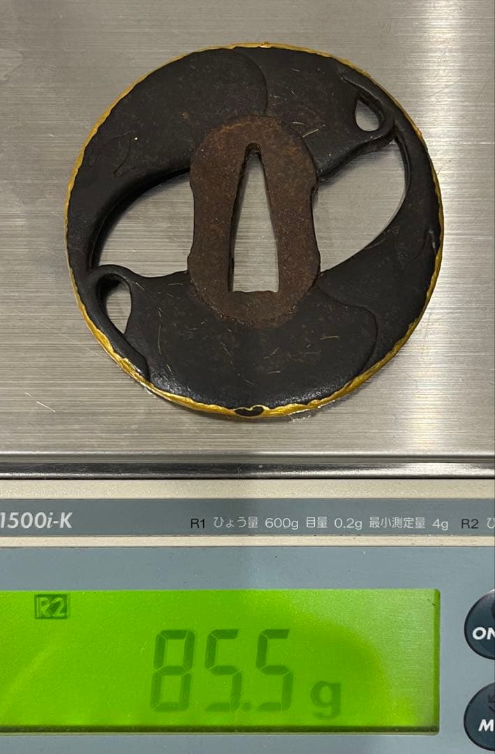 雲と龍の彫刻 鍔セット