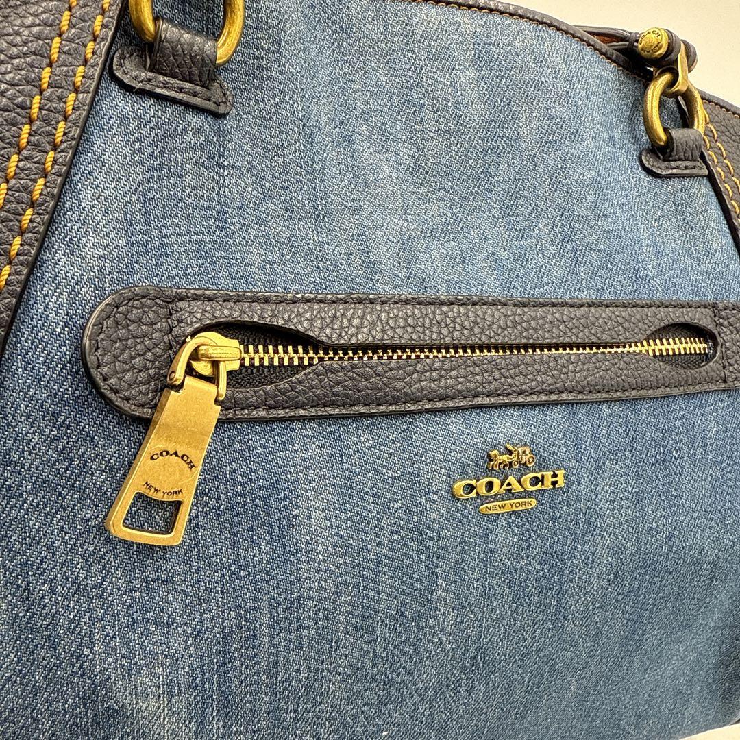 COACH coach コーチ ハンドバッグ ショルダーバッグ デニム