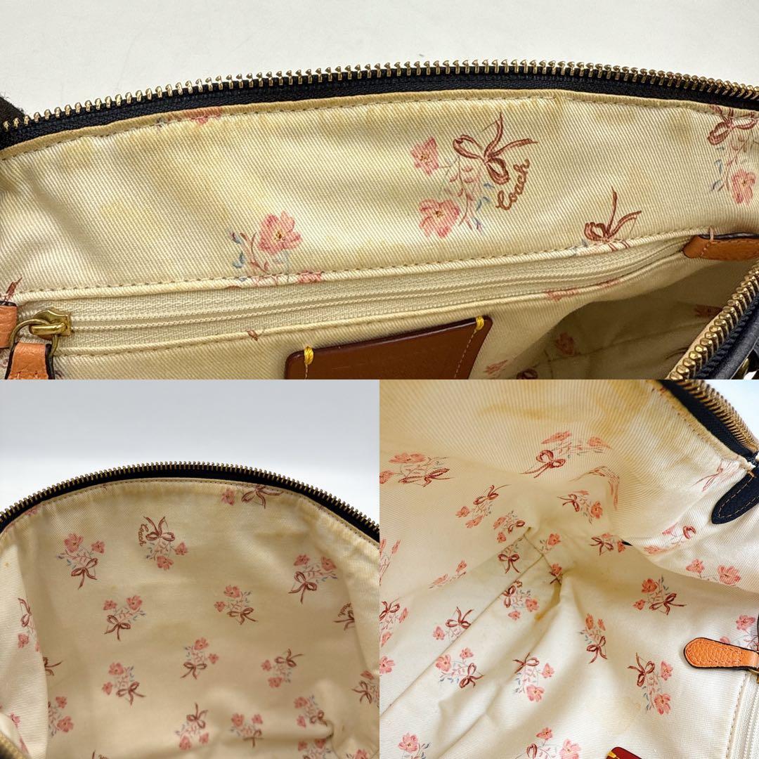 COACH coach コーチ ハンドバッグ ショルダーバッグ デニム