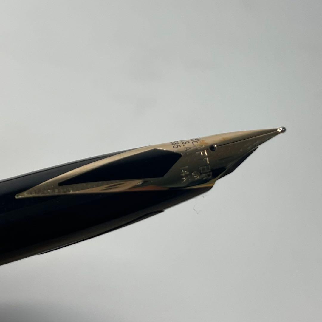 ①14K Sheaffer Targa 万年筆 ボールペン セット シェーファー