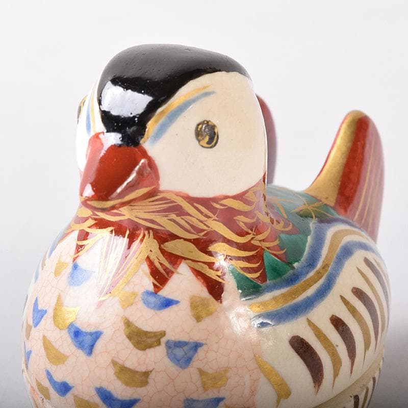 茶道具 京焼 橋本喜泉造 色絵 鴛鴦 香合 共箱 V 7566 - メルカリ