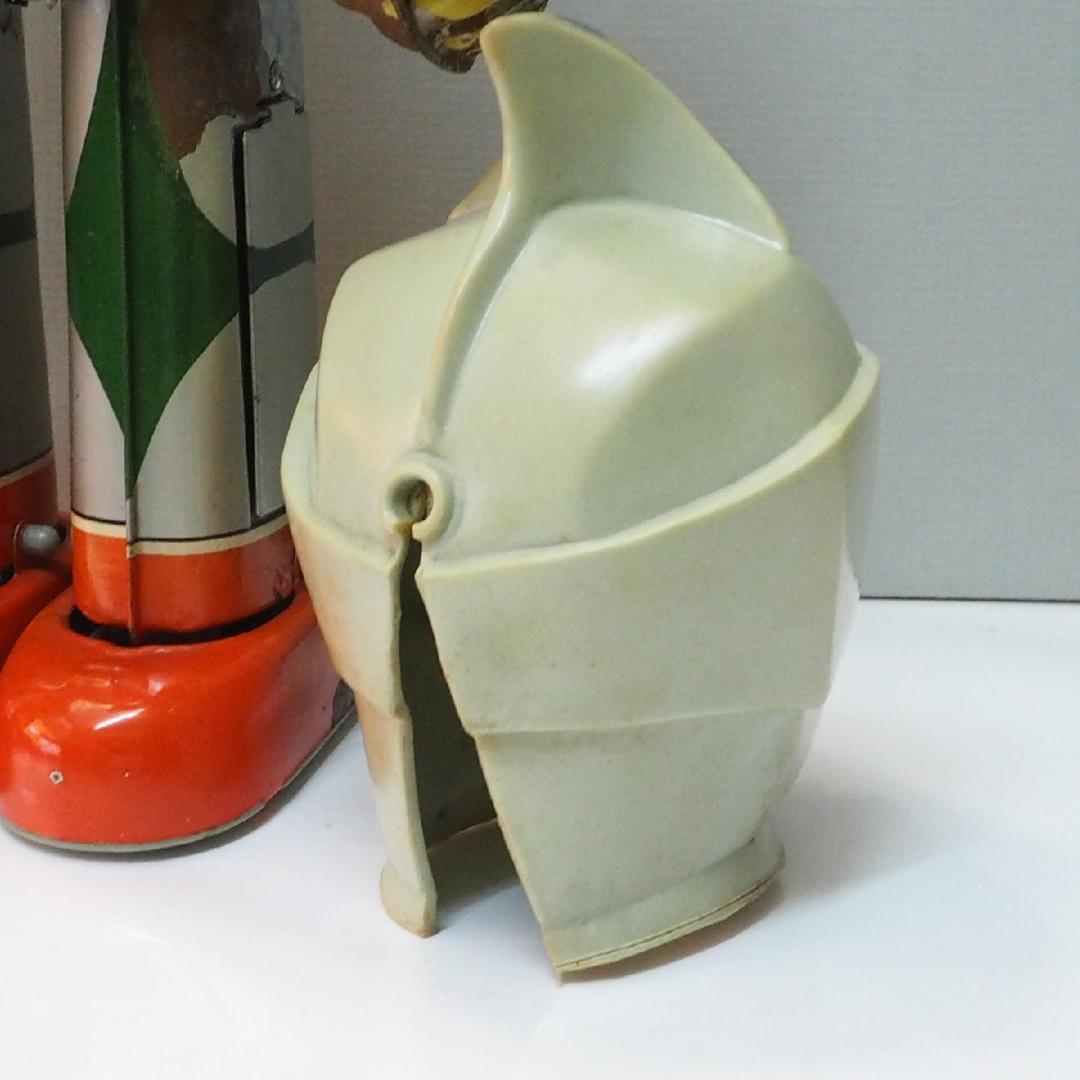 ブルマァク【ミラーマン仮面付き電動歩行 リペイント補修有】ブリキ製ロボットTIN