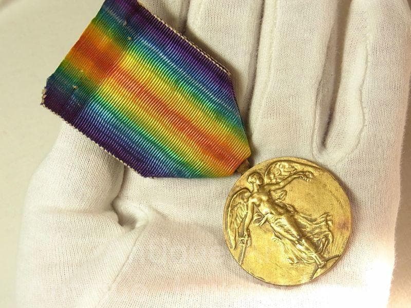 《m6464》ベルギー ヴィンテージ 勝利の女神 ブロンズメダル １９４０年代末