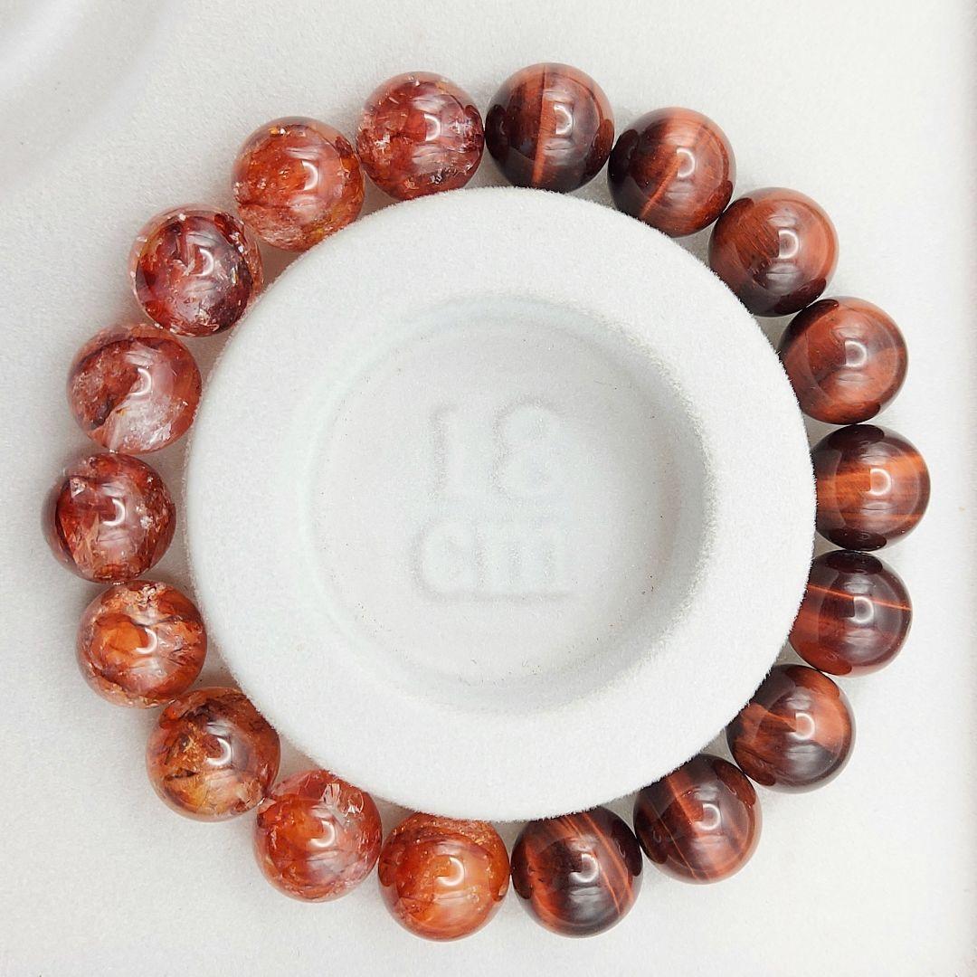 【Ken】天然石 赤一択 オーダーメイド デザインブレスレット