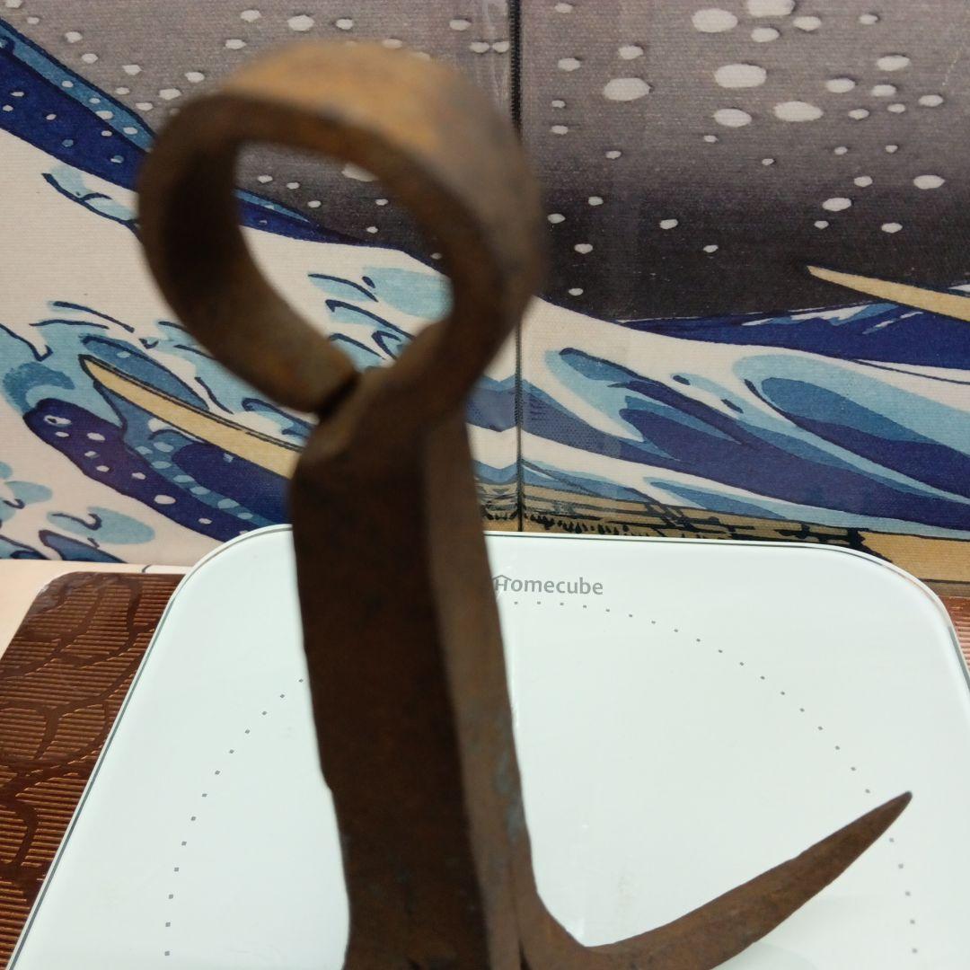 江戸時代忍者七つ道具Ninja海外コレクター向き稀少レア重厚古鉄製鉄鈎鈎縄