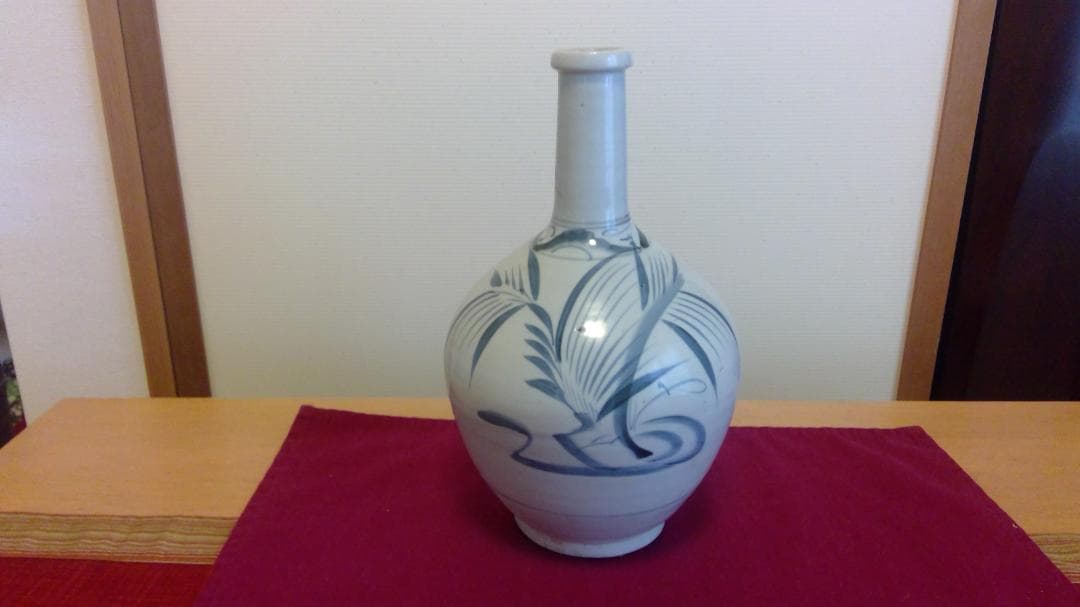 古伊万里 笹徳利 骨董 江戸 明治 染付 手描き 一輪挿し - メルカリ