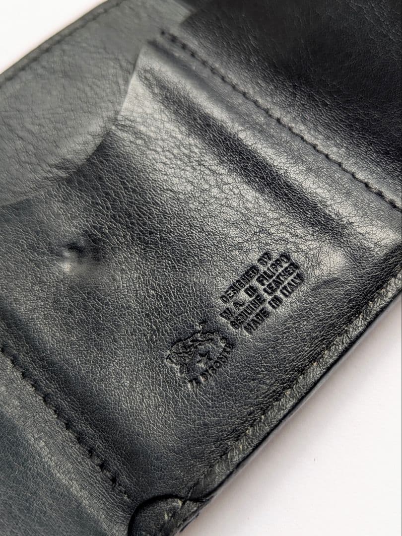 おんと0721さま専用 イルビゾンテ トリフォルドウォレット ブラック