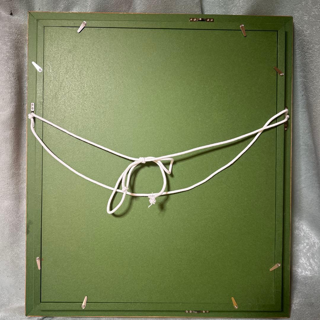 真作　肉筆　キャンバス油彩絵画　薔薇　静物画　新品額縁　インテリア　作家証明書付