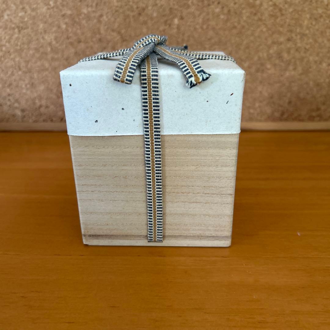 吉川心水造 赤絵萩の湯呑 陶器 陶芸家 益子 - yellows.co.jp 日本