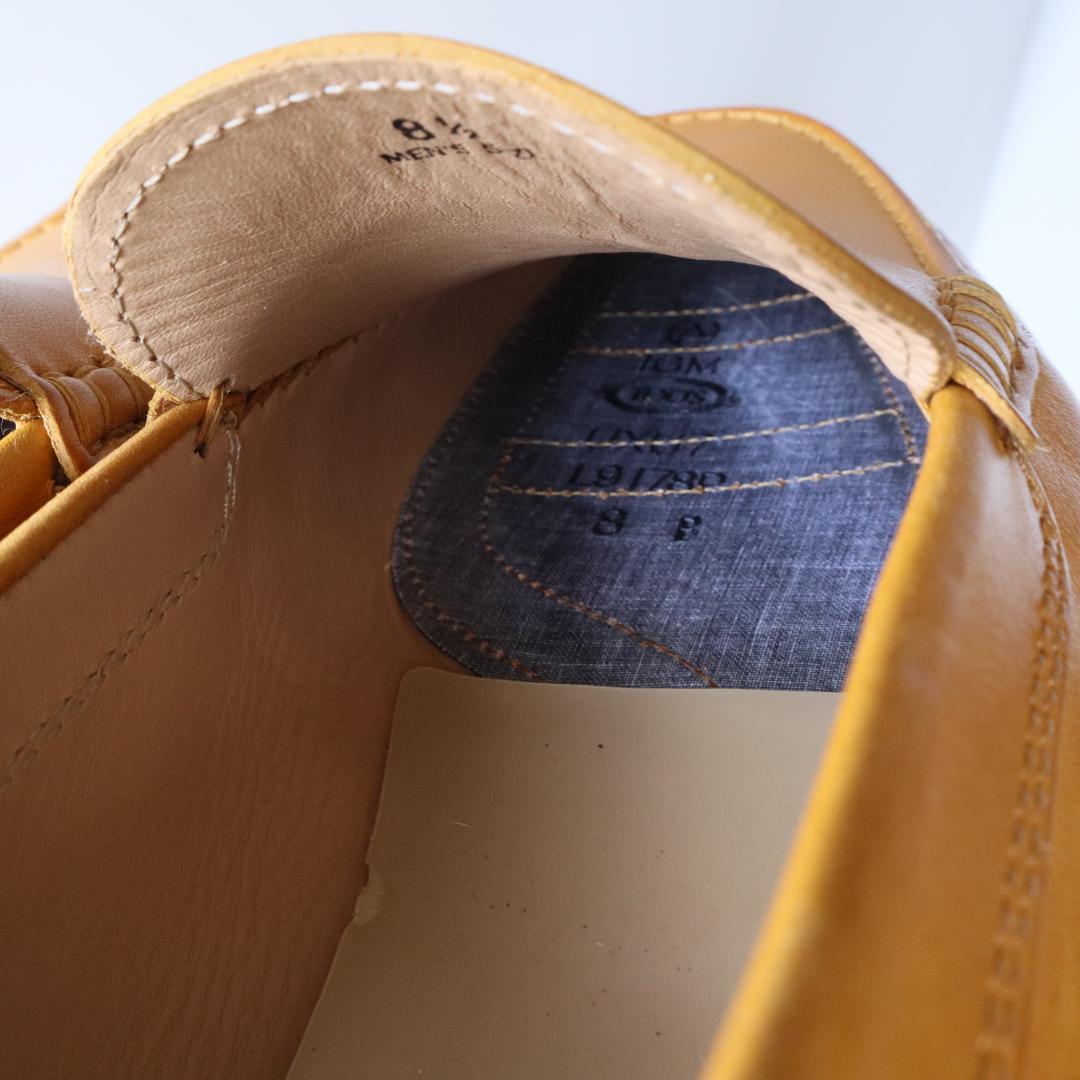 未使用トッズ　ゴンミーニ　イエローキャメル　8.5 27.5cm ドライビング